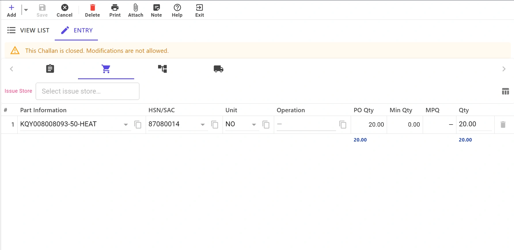 Job Issue – Web
